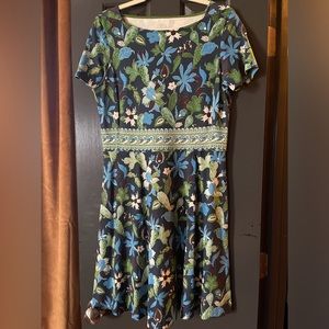 Tory Burch Wisteria Garden, A-line dress
